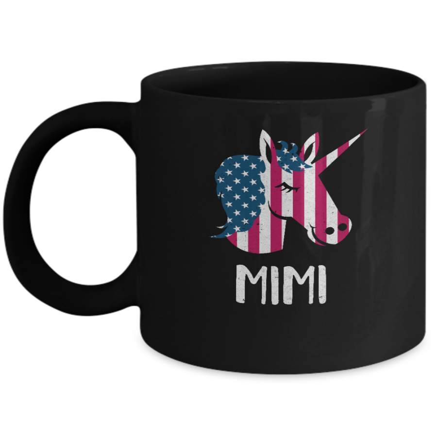 Patriotic Mimi Unicorn Americorn 4Th Of July Mug