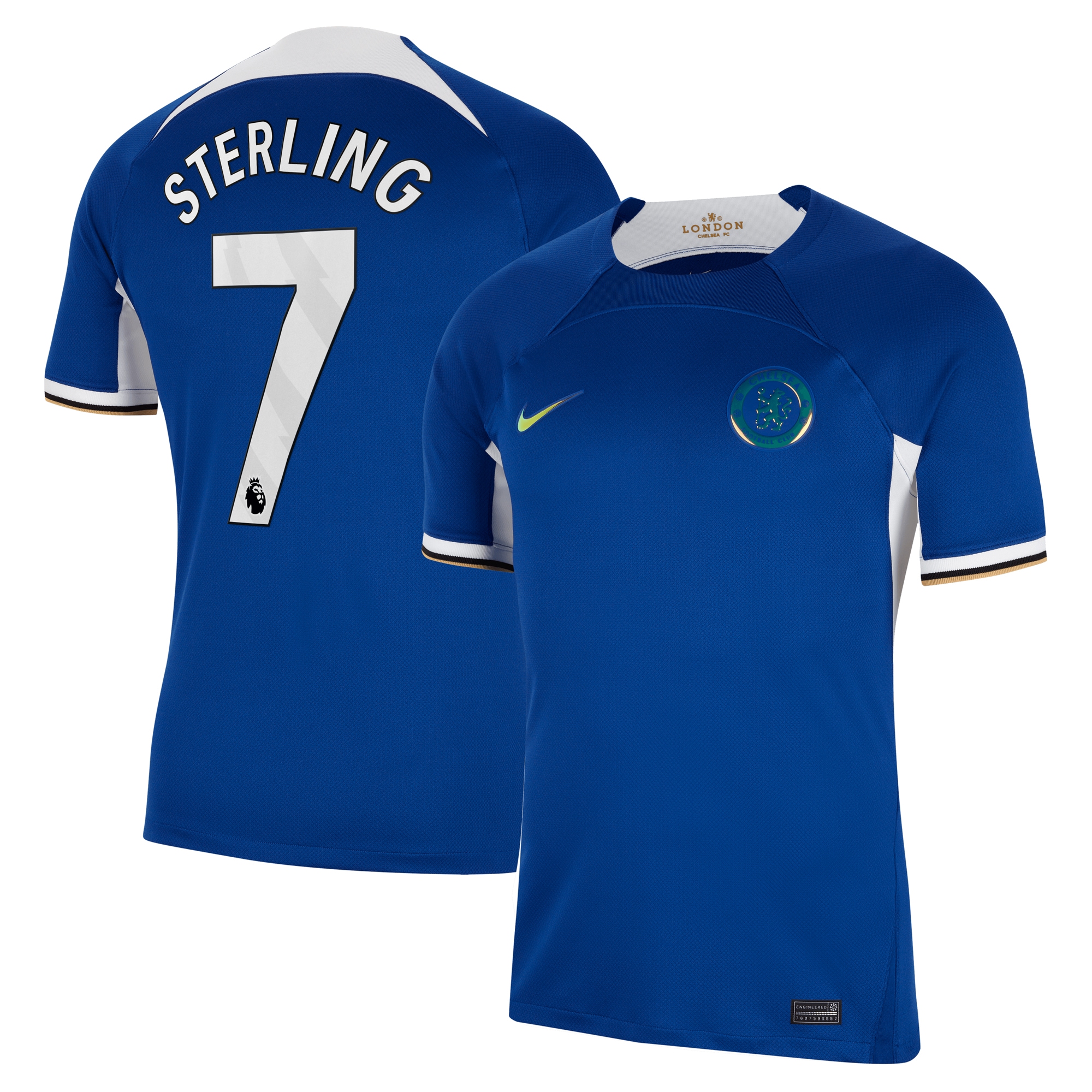 Raheem Sterling Chelsea 2023/24 Home Stadium Replica Jersey – Blue