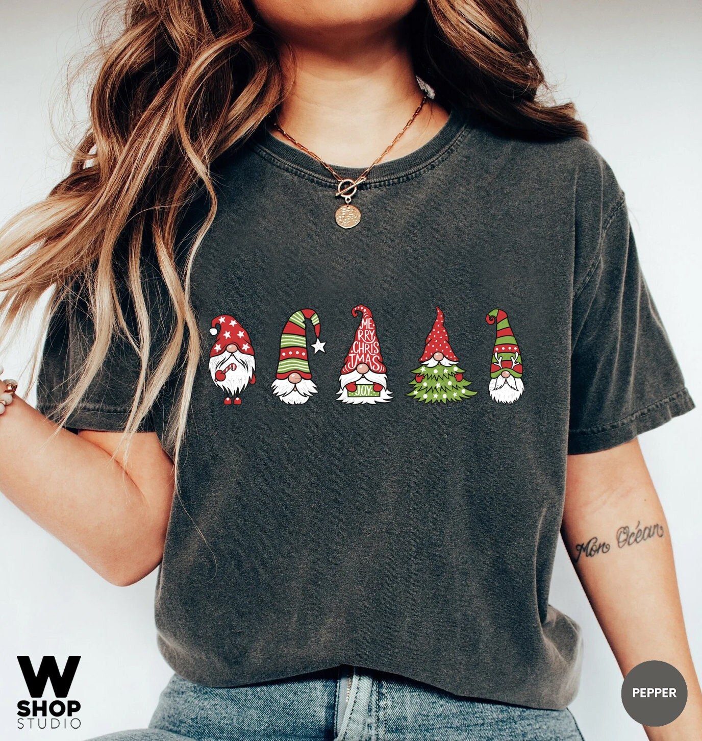 Christmas Gnomes, Gnome Christmas, Cute Christmas Shirt, Buffalo Plaid Gnome, Gnome Funny Shirt, Holiday Gnome Shirt, Christmas Gnome Tee