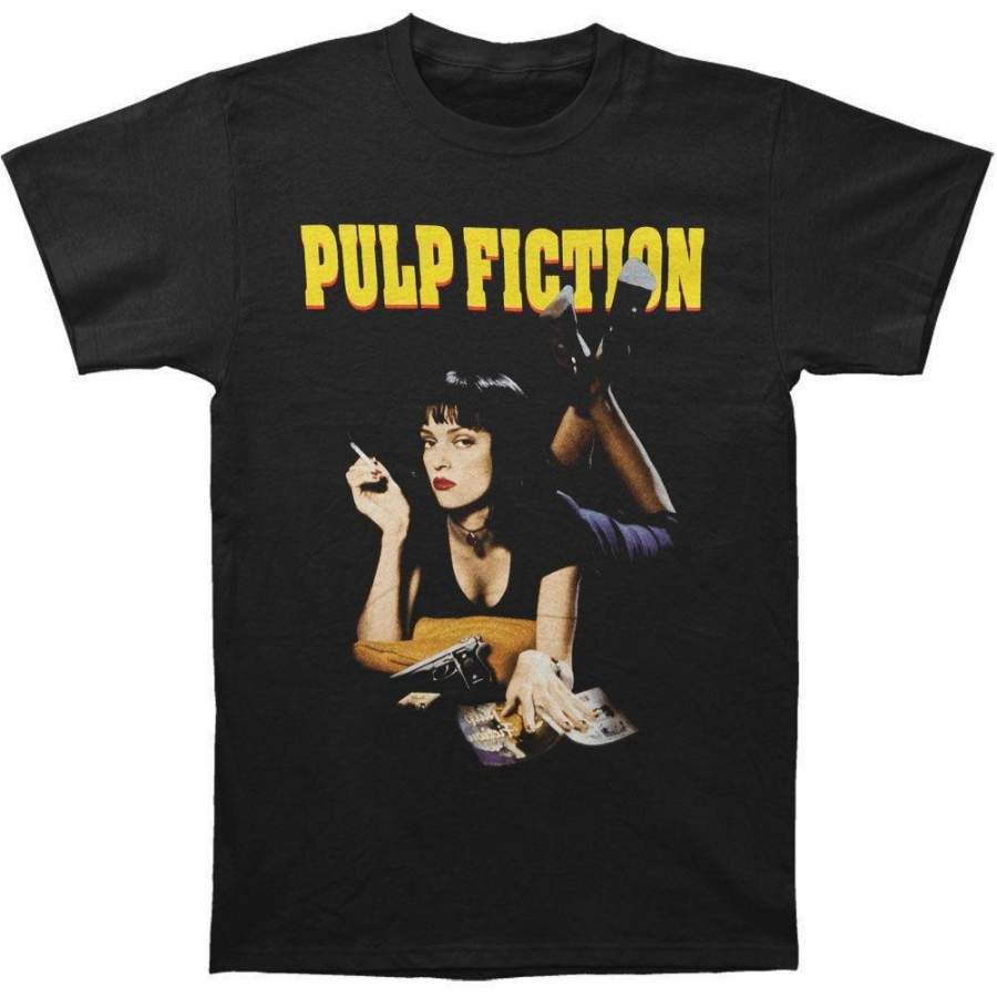 Pulp Fiction Movie Film Mia Poster Menstee T Shirt S – 3Xl