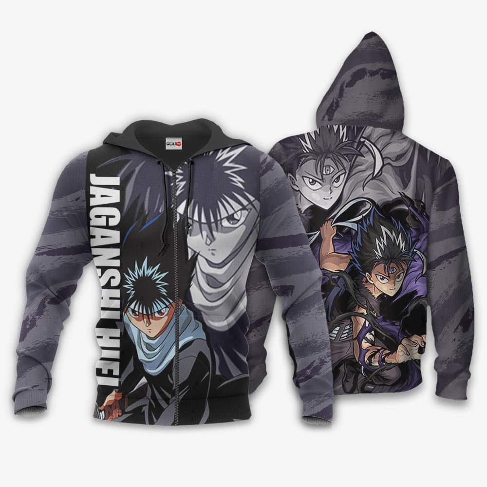 Yu Yu Hakusho Hiei Hoodie Anime Shirt Jacket