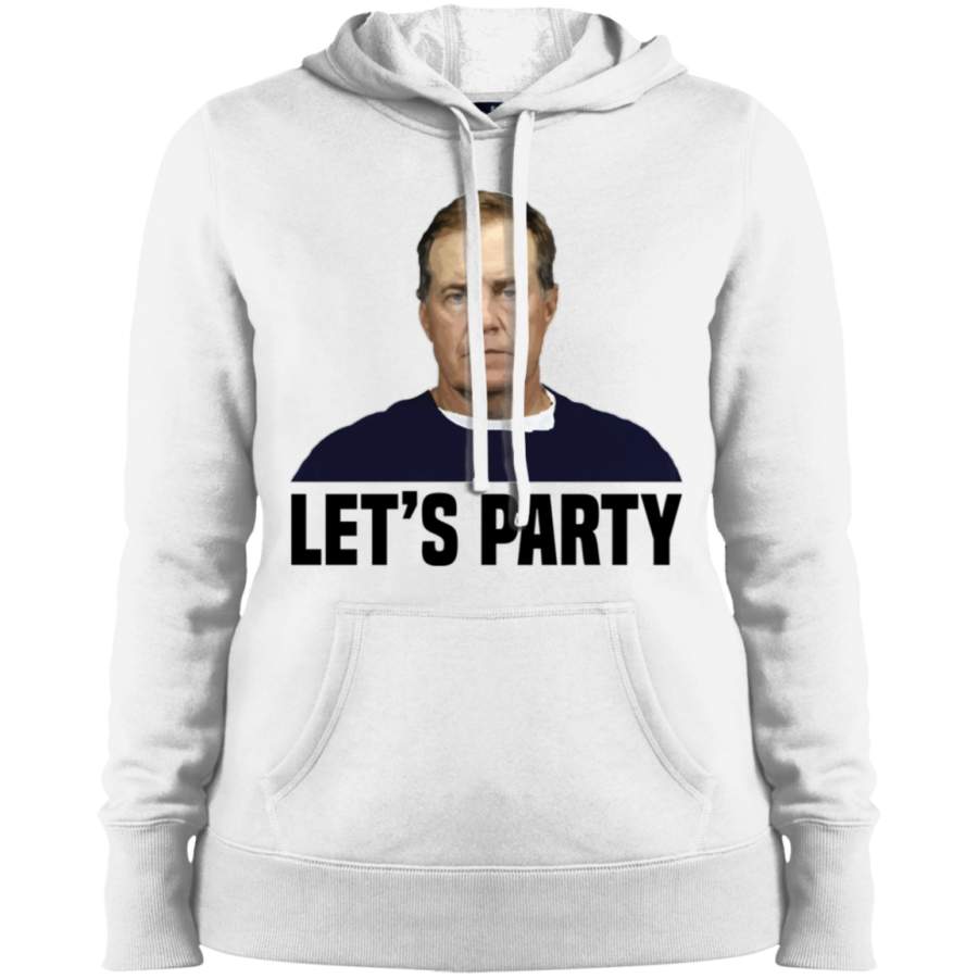 AGR Lets Party – Bill Belichick Ladies’ Pullover Hooded Sweatshirt