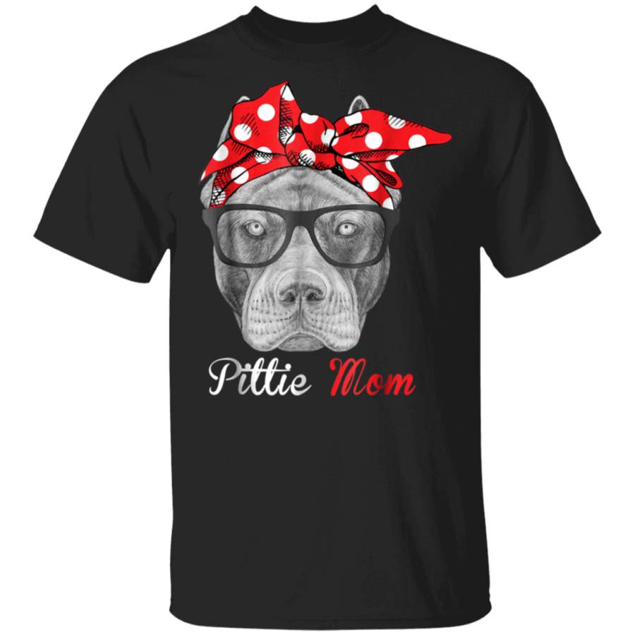 Pittie Mom Shirt for Pitbull Dog Lovers-Mothers Day Gift