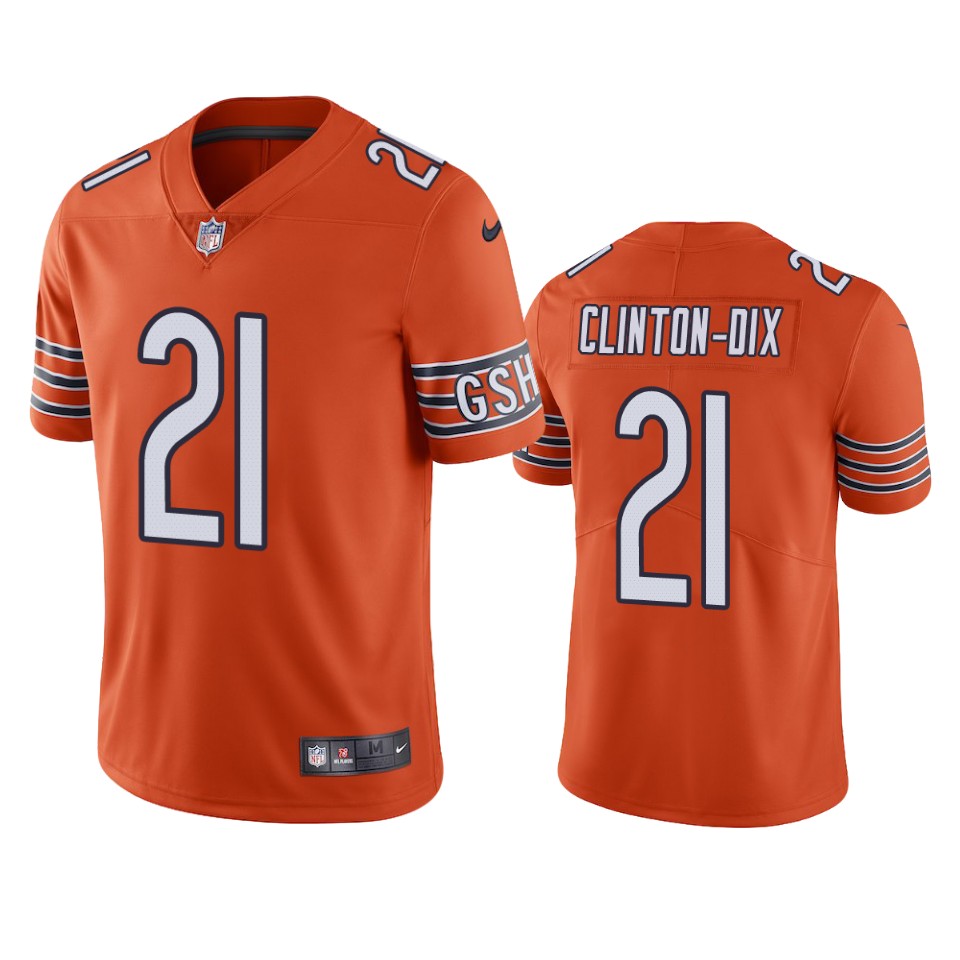 Chicago Bears #21 Haha Clinton-dix Orange Vapor Untouchable Limited Jersey – Mens