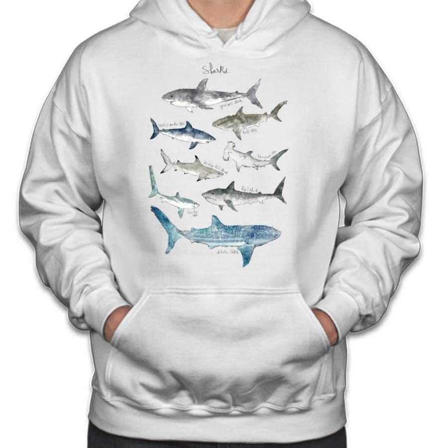 Sharks – Landscape Format Hoodie