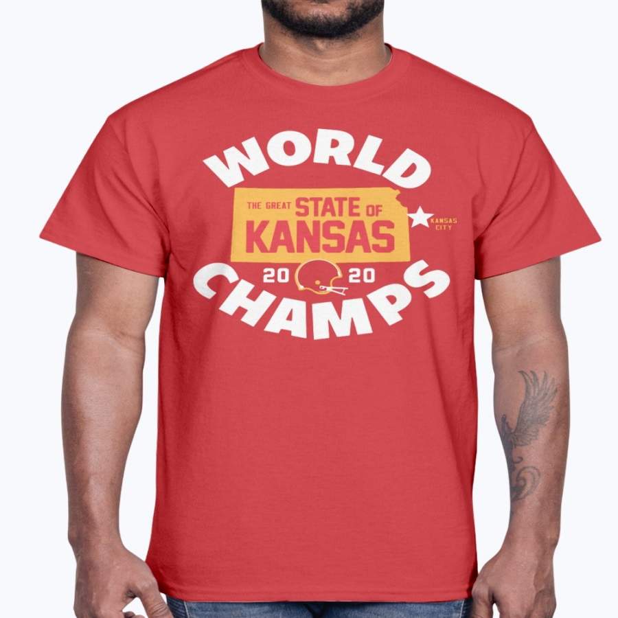 Kansas World Champs T-Shirt – The Great State Of Kansas 2020 Shirt – Kansas City