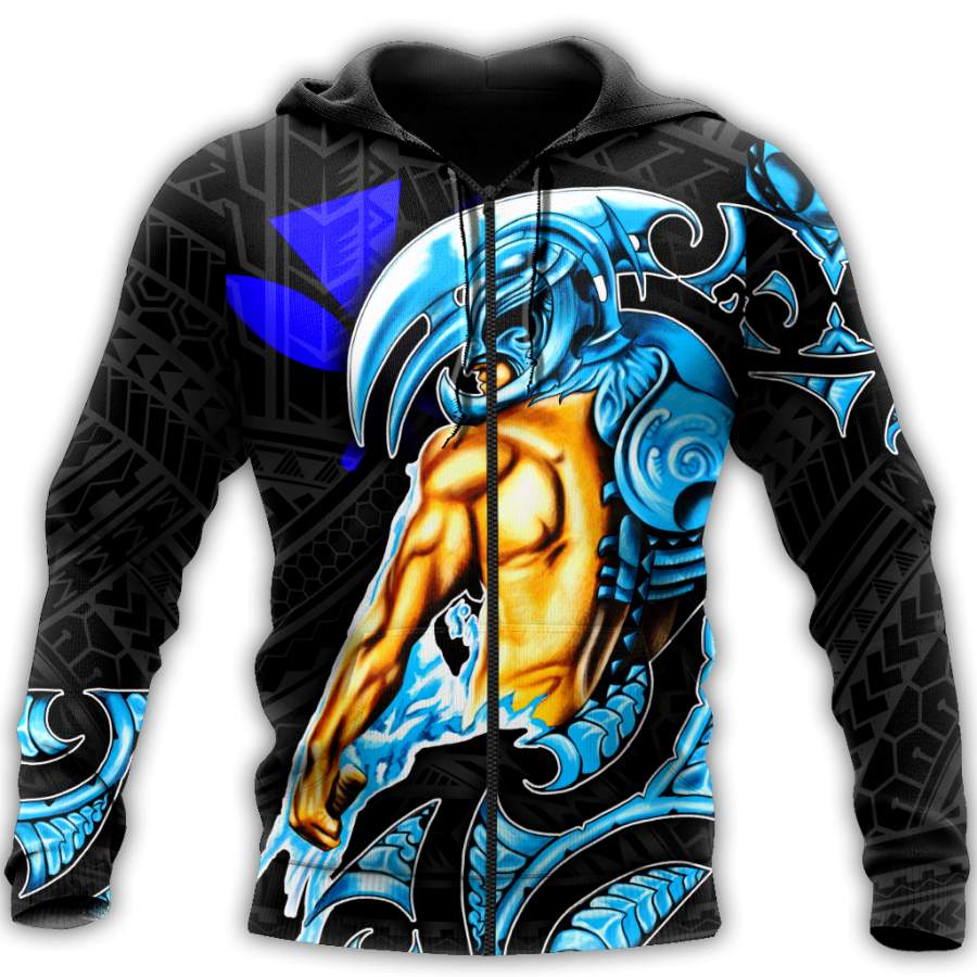 Amazing Polynesian Warrior Unisex Deluxe Hoodie ML NTN1210203ND