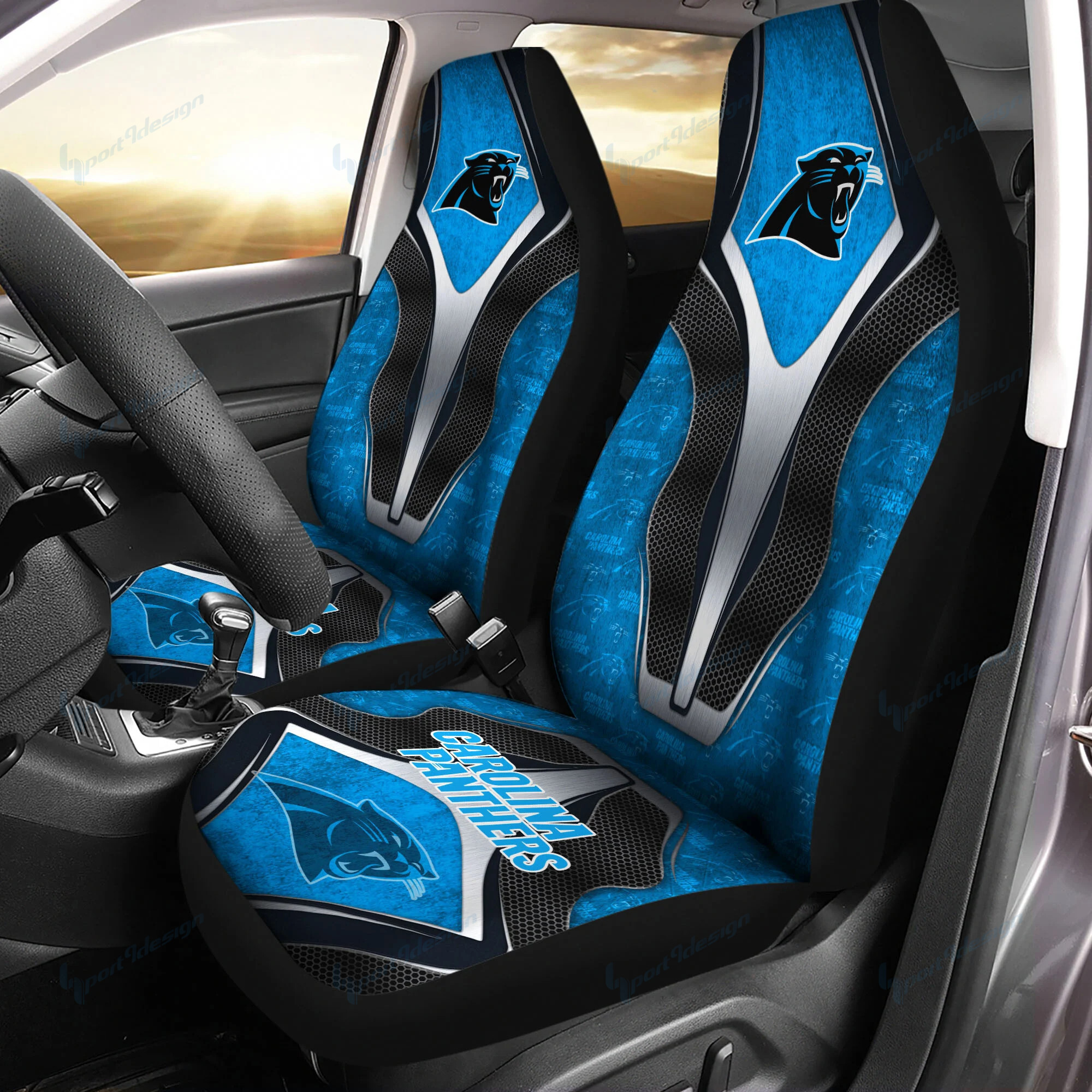 Carolina Panthers Car Seat Covers Bg28