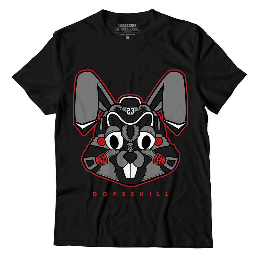 Jordan 1 Retro High Og Rebellionaire Dopeskill T-Shirt Sneaker Rabbit Graphic