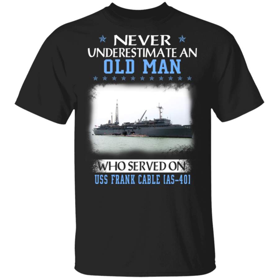 USS Frank Cable AS-40 Veterans Day Christmas Gift T-Shirt