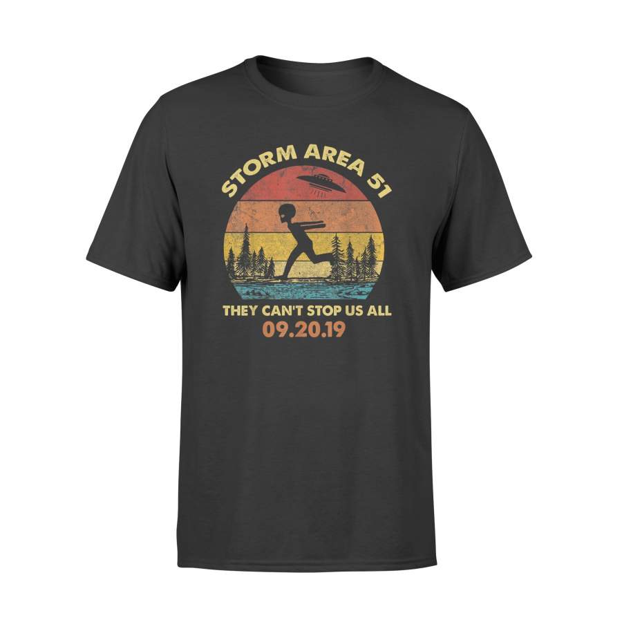 Vintage Alien Shirt Storm Area 51 UFO T-Shirt – Standard T-shirt