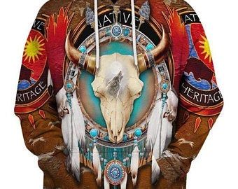 Native American Bison Skull 3D Full Printing Hoodie love Men and Women gift for you,Hoodie 3D ,Top Hoodie,gift for Men,Women,mother,Father 3D All Over Print best gift personalized Slaywomen Fashion