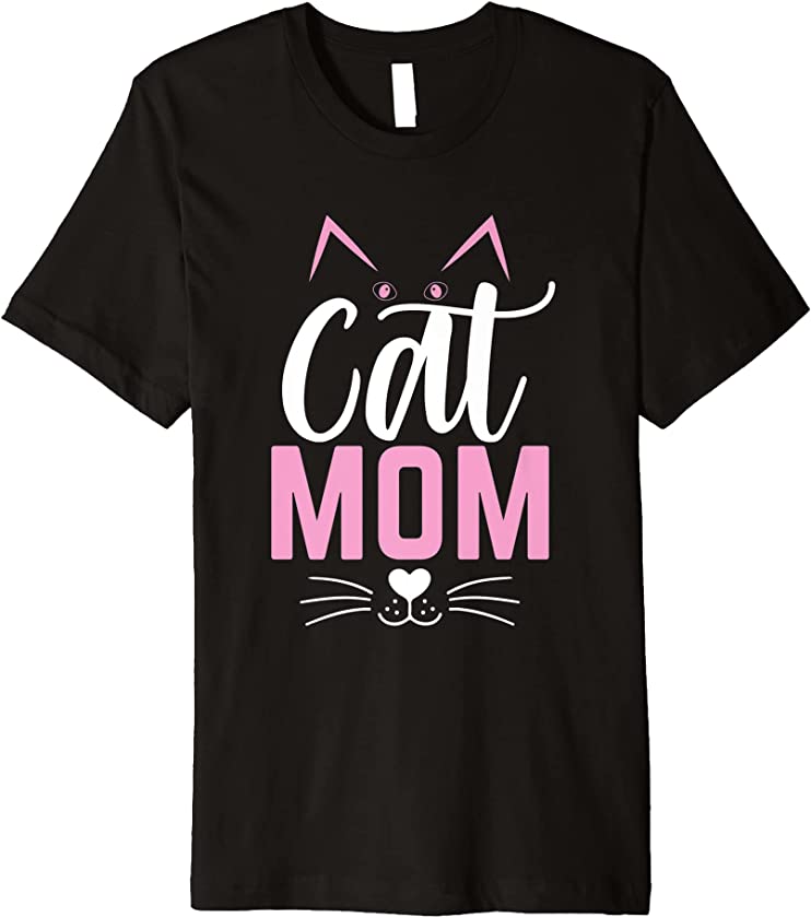 Womens Lovely cat holder cat lover love animals cat mom Premium T-Shirt