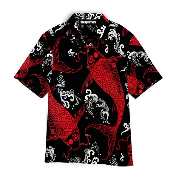 Red Koi Fish Hawaii Shirt For Men Women Ha65729