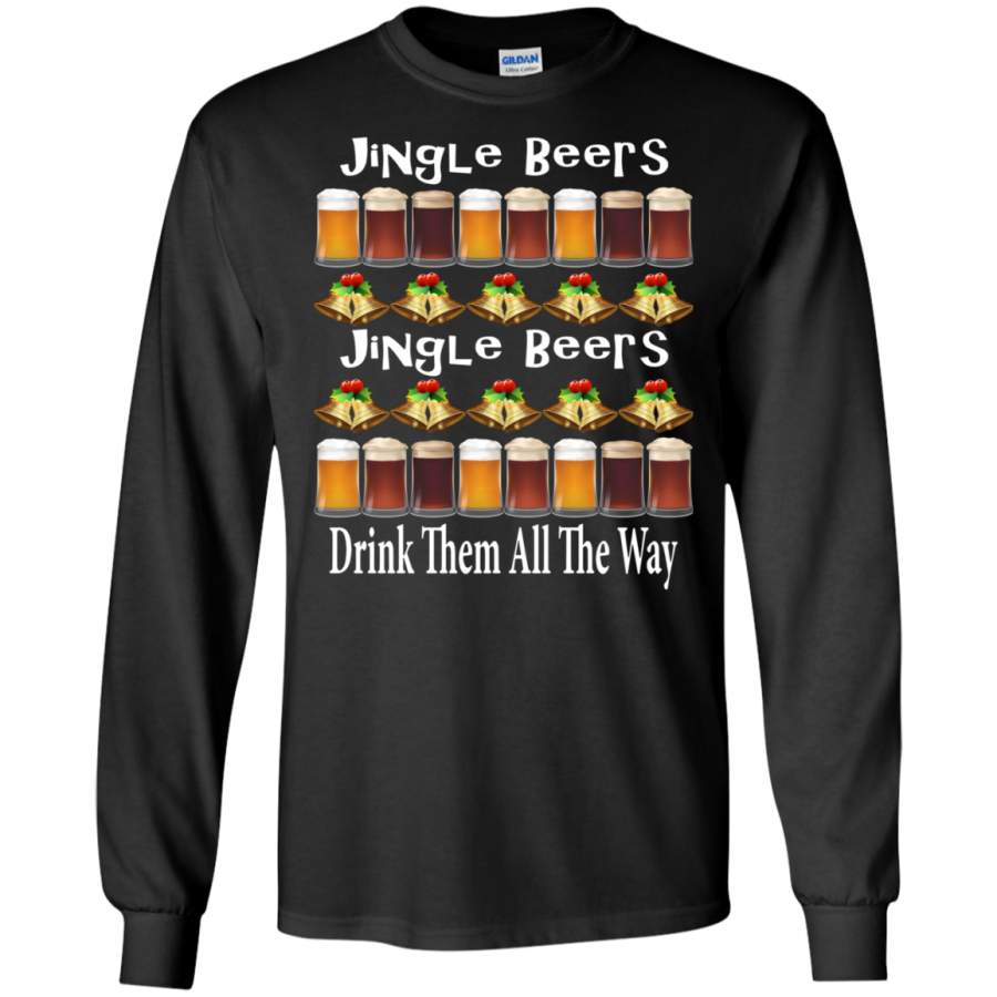 Ugly Christmas – Jingle Beers LS Shirt/Hoodie/Sweatshirt