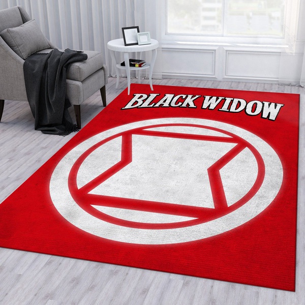 Black Widow Rug Living Room Rug Family Gift US Decor