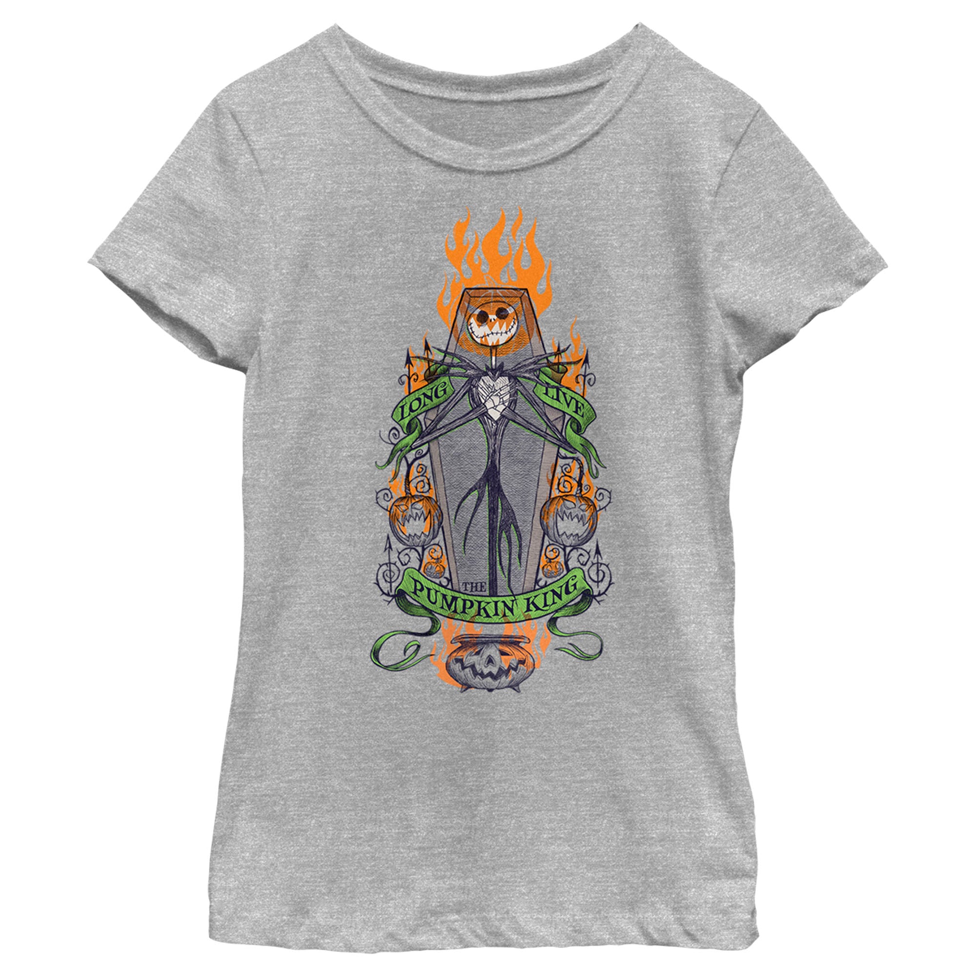 Girl’S The Nightmare Before Christmas Long Live The Pumpkin King T-Shirt