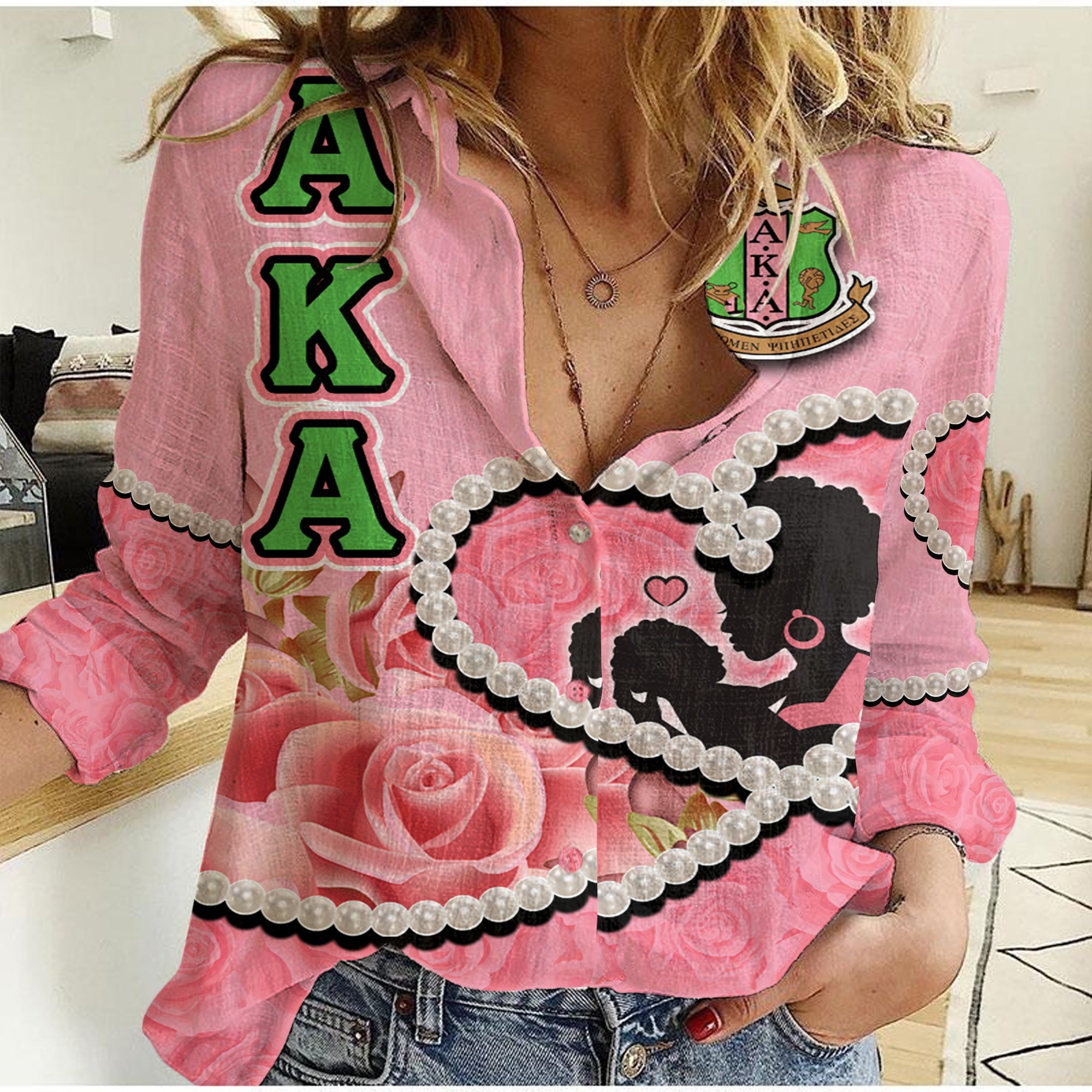 Alpha Kappa Alpha Women Casual Shirt Mother’S Day