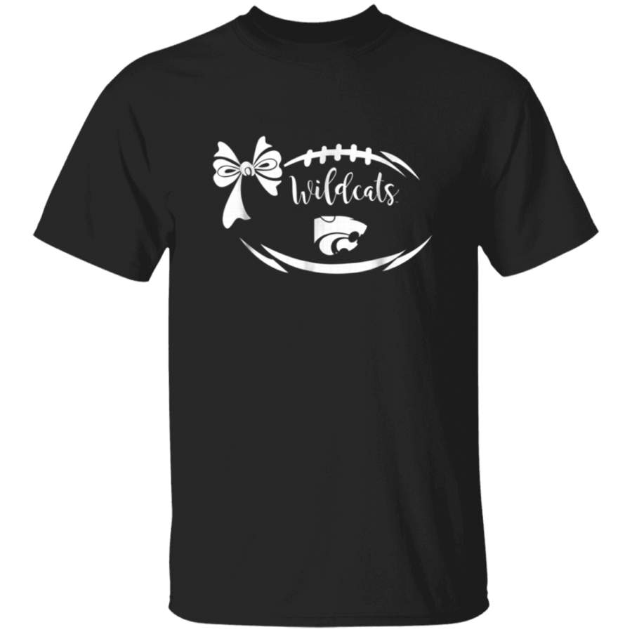 Kansas State Wildcats Football Bow TShirt  Apparel