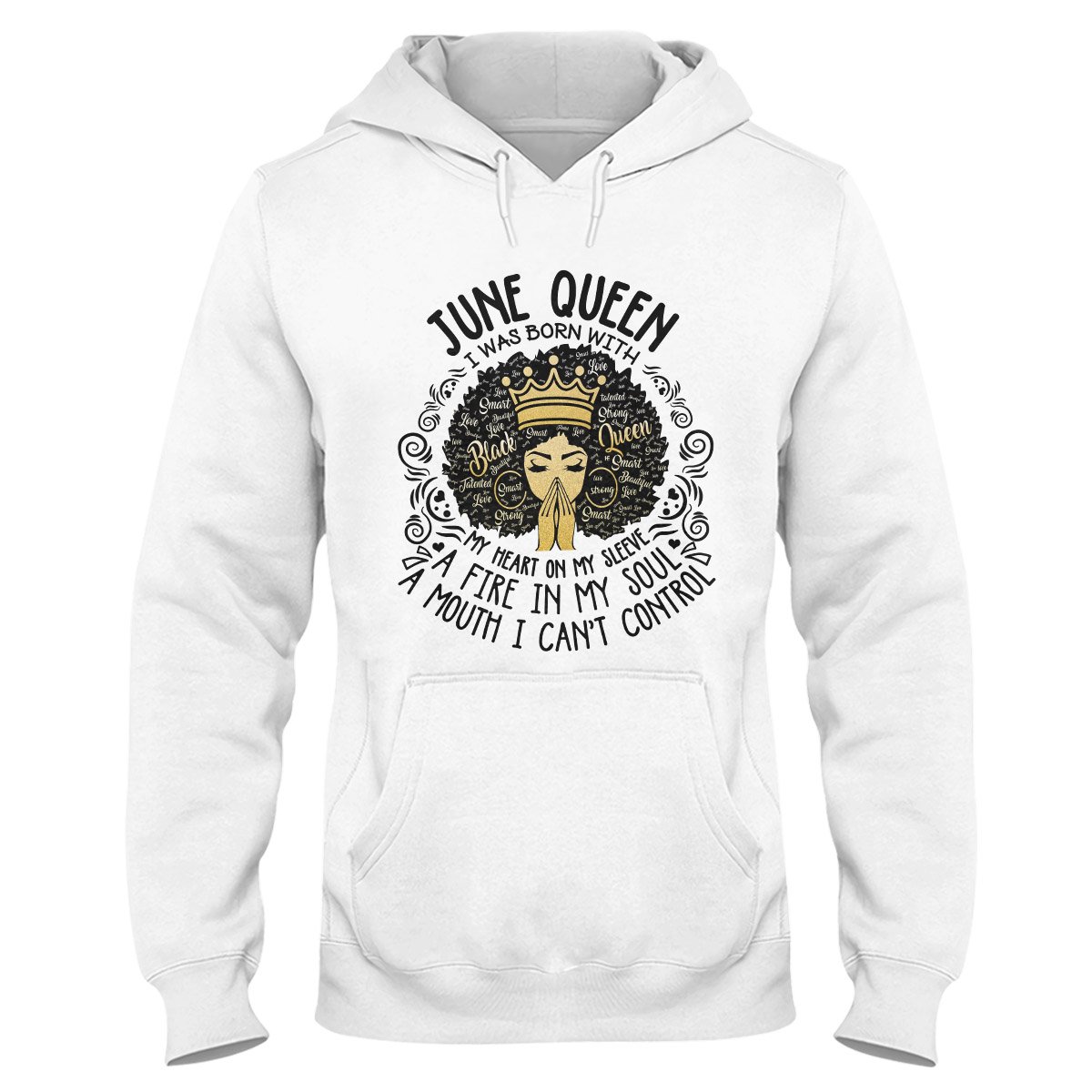 June Black Queen My Heart On My Sleeve Ver B Ez07 2909 Hoodie