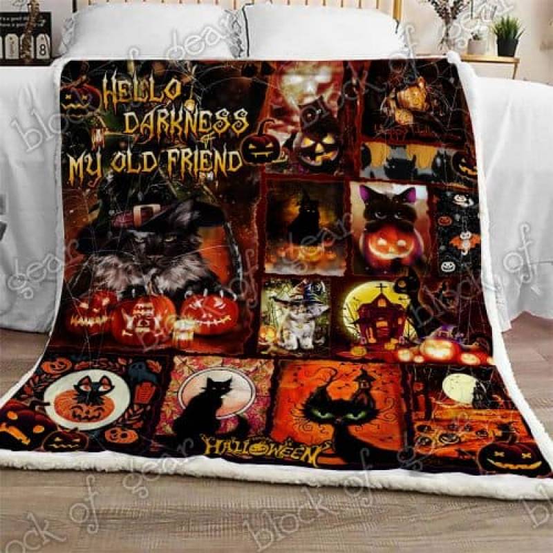 Black Cat Halloween Sofa Blanket PN744 Block Of Gear™