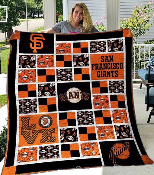 Sfcg  Quilt Blanket San Francisco Giants  Sfcg  Quilt Blanket  B120635