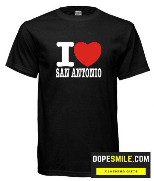 I Love San Antonio cool T shirt