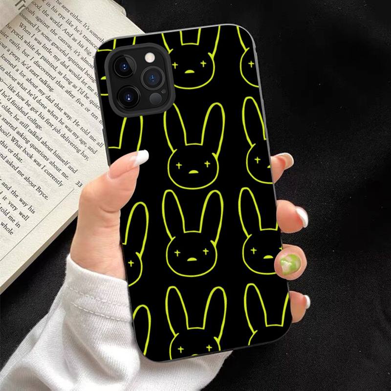 MaiYaCa Bad Bunny Phone Case for iPhone 11 12 13 Mini Pro Max 8 7 6 6S Plus X 5 SE 2020 XR XS Funda Case alx