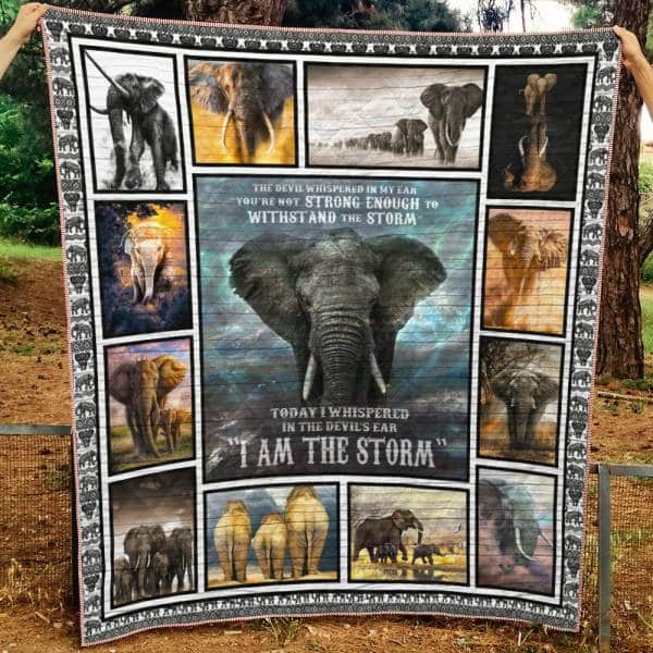 Mp0110 – Elephant – Elephant Storm – Quilt