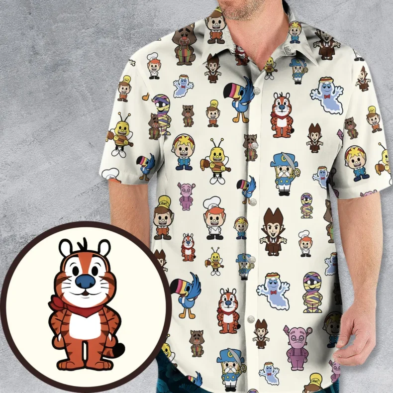 Breakfast Club Cereal Mascot Hawaiian Shirt