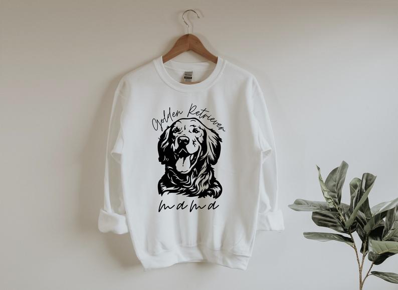 Dreameris Golden Retriever Sweatshirt Golden Mom Sweatshirt Golden Retriever Shirt Golden Retriever Gift Dog Lover Gift Gift For Dog Mom