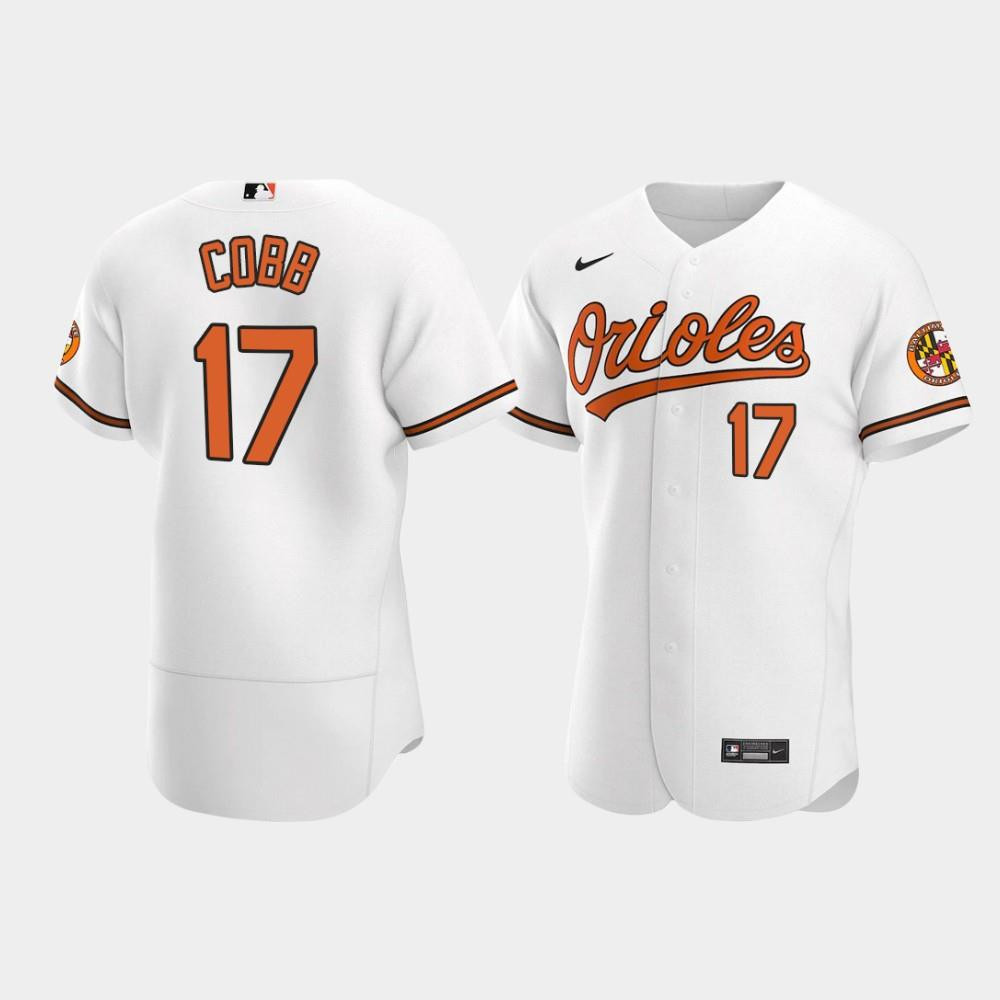 Alex Cobb 17 Baltimore Orioles White Home Jersey