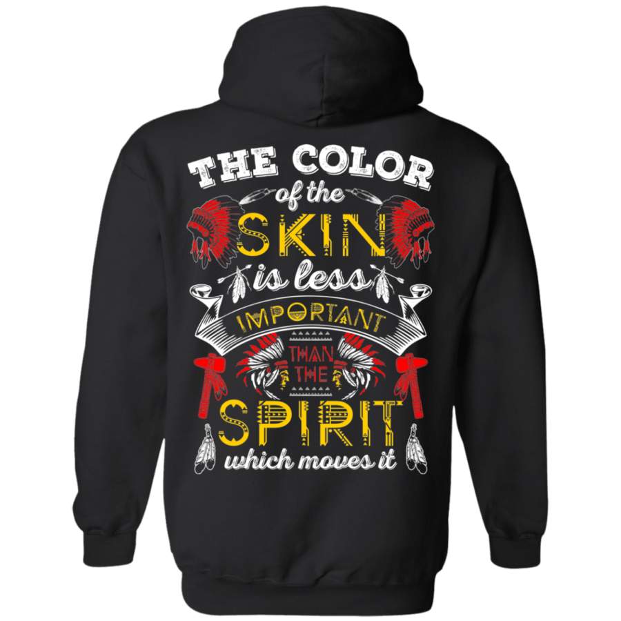 The Color Of The Skin Hoodies – Back Print