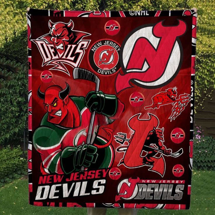 New Jersey Devils 3D Full Printing Quilt V1