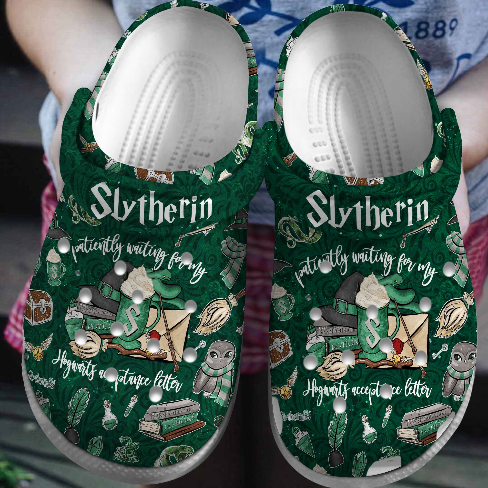 Harry Potter Slytherin Movie Crocss Clogs For Men Women And Kid Tr1805187098-1