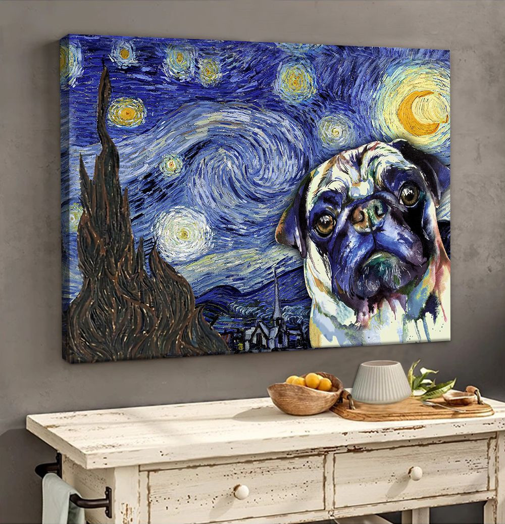 Pug Poster & Matte Canvas Thk21102852-Thd21102852