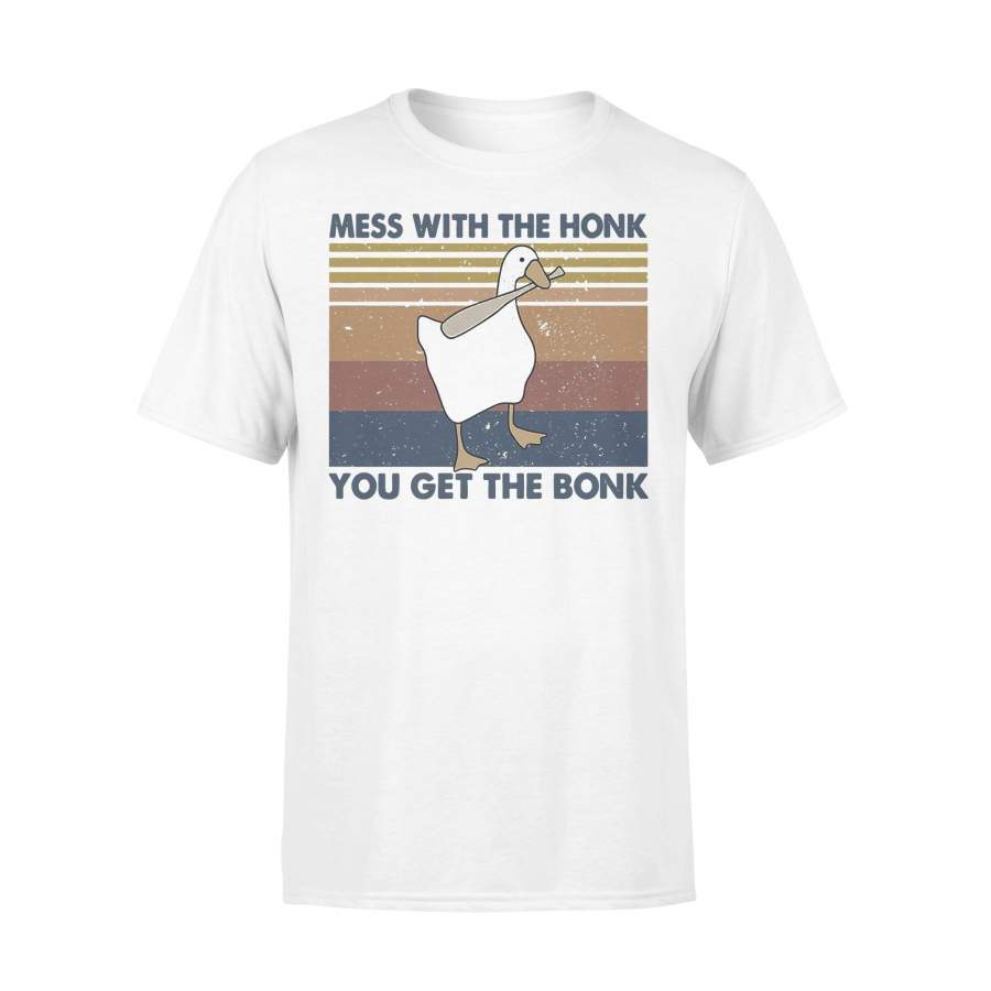 Mess With The Honk You Get The Bonk Vintage T-shirt
