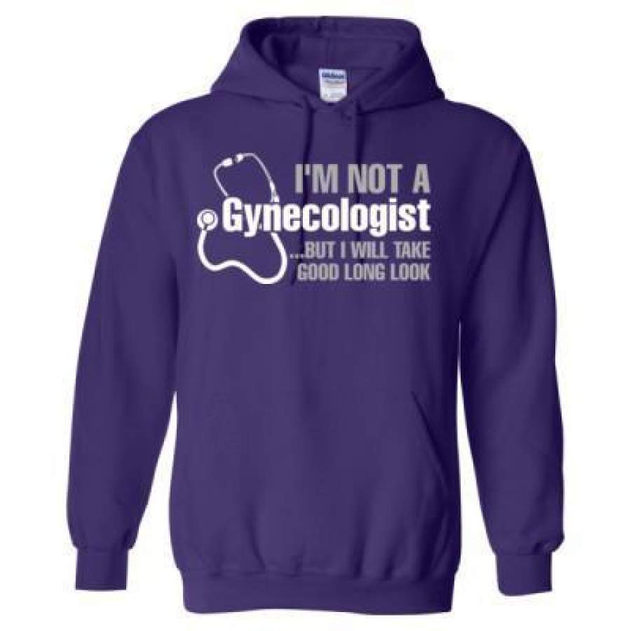 AGR I Am Not A Gynaecologist But I Will Take Good Long Look – Heavy Blend™ Hooded Sweatshirt