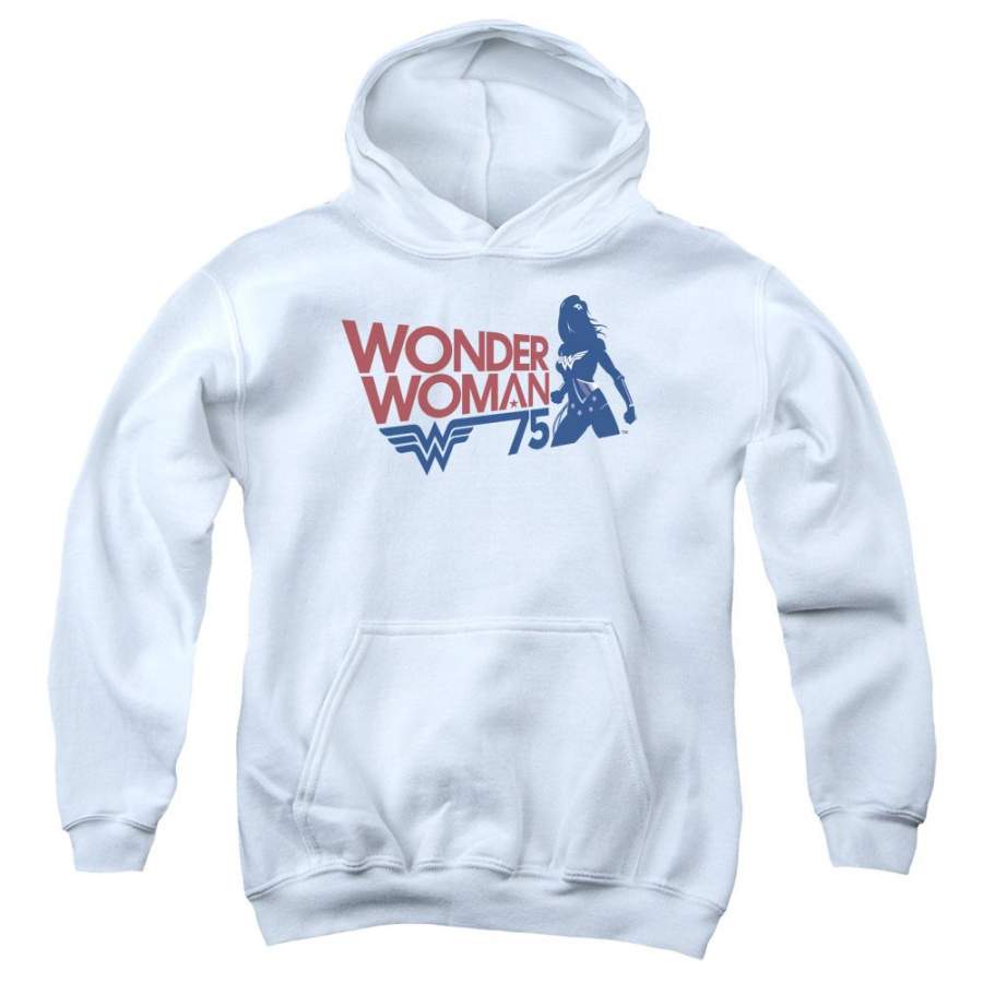 Wonder Woman Ww75 Silhouette Youth Hoodie (Ages 8-12)