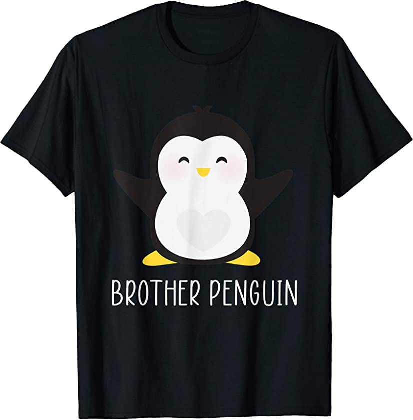 Penguin BROTHER – Sibling’s Funny & Cute Son Gift T-Shirt