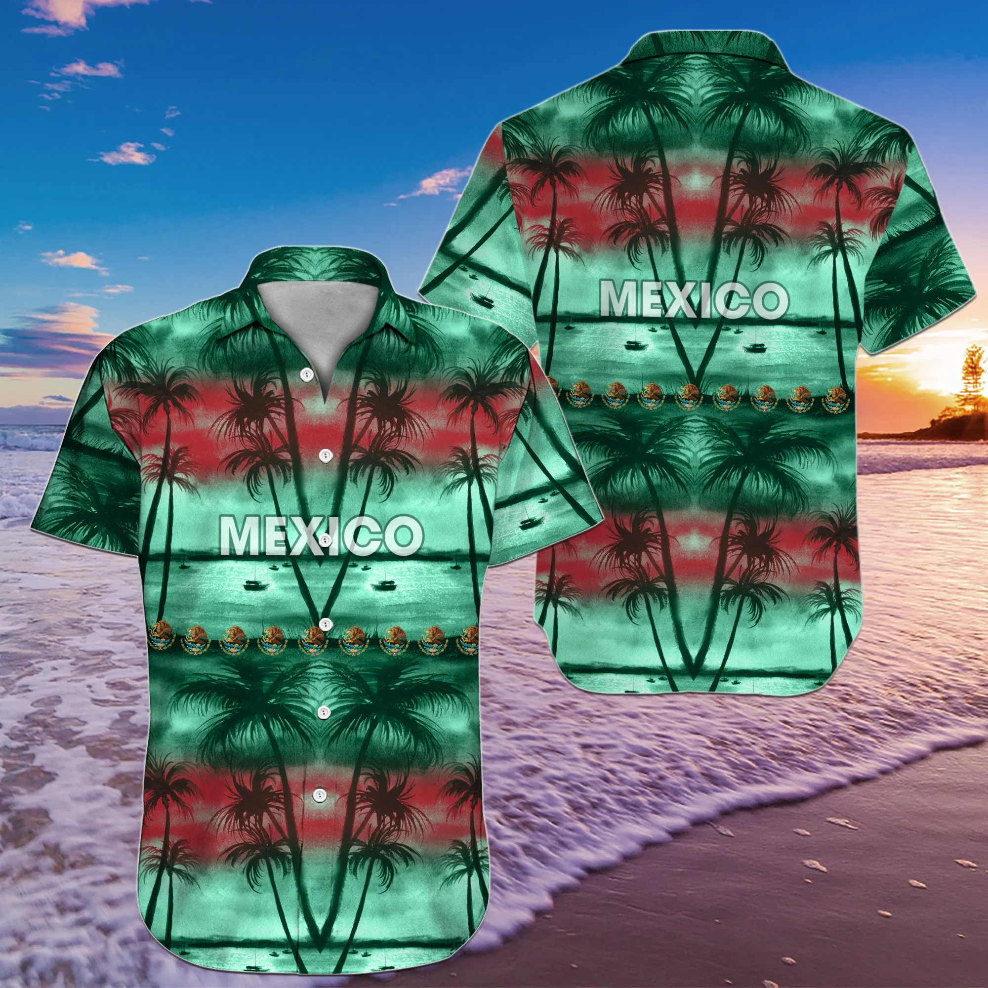 Mexico Hawaii Shirt Unisex Adult Ha101930