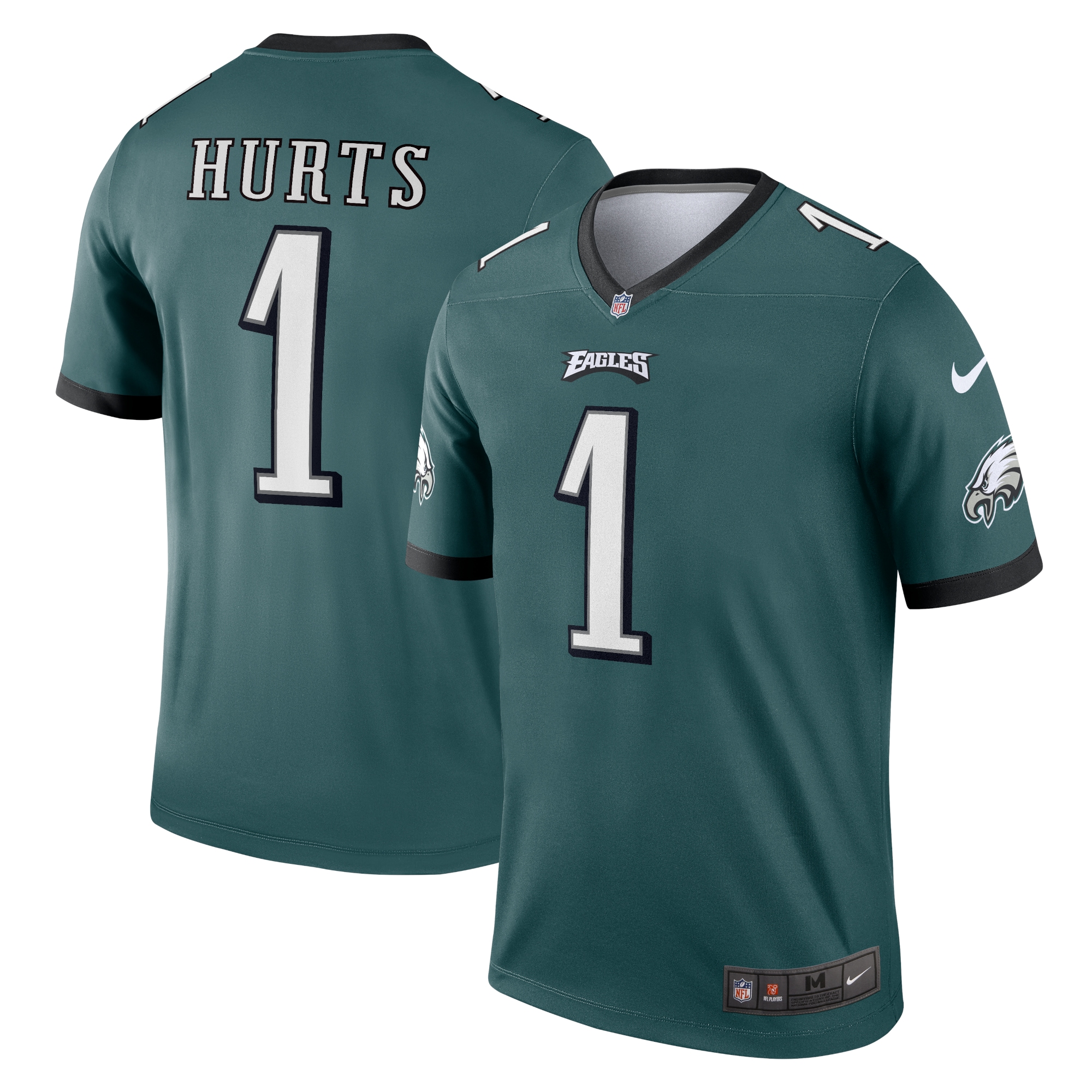 Jalen Hurts Philadelphia Eagles Legend Jersey – Midnight Green