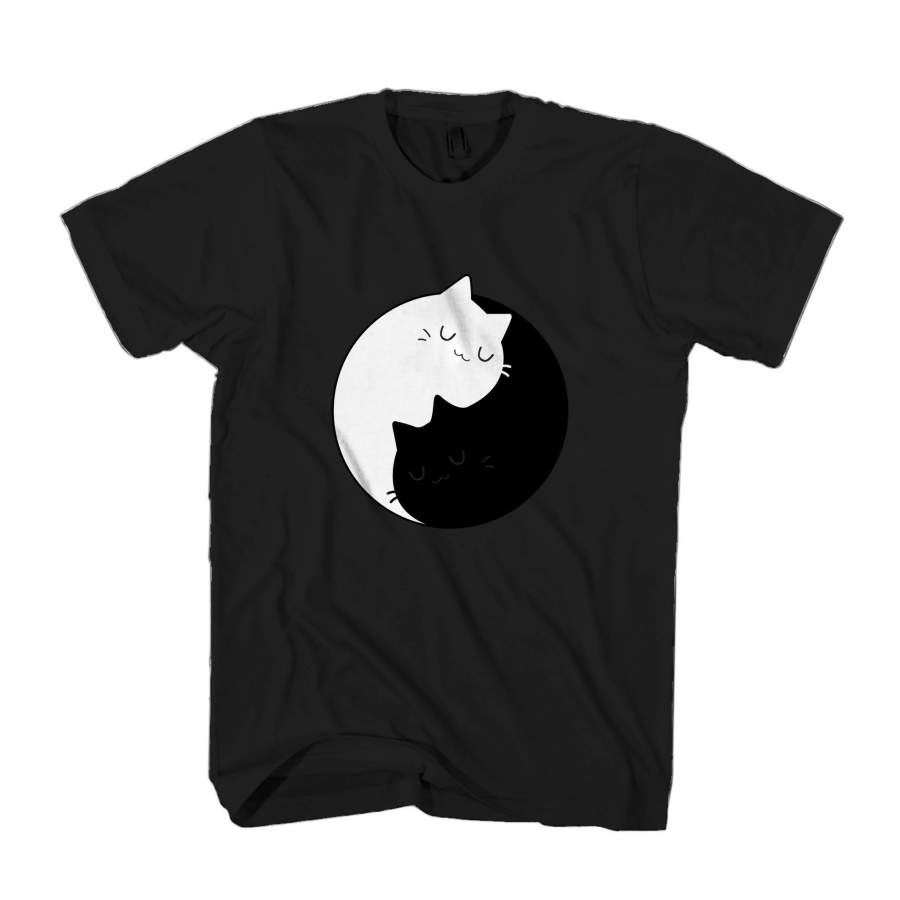 Yin Yang Cats Kittens Man’s T-Shirt