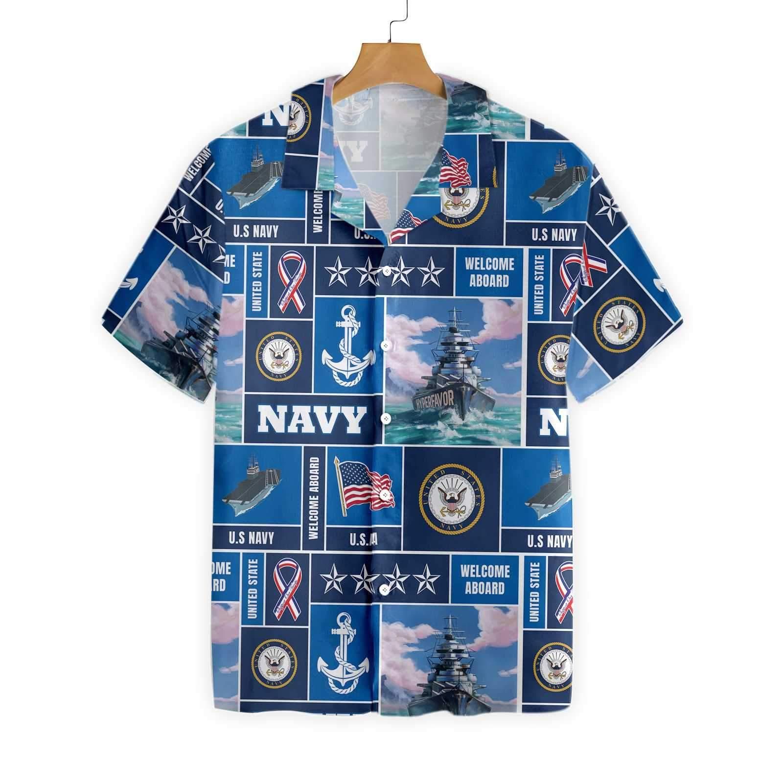 Veteran Soldier Us Navy Welcome To Aboard Hawaii Shirt Ha96753