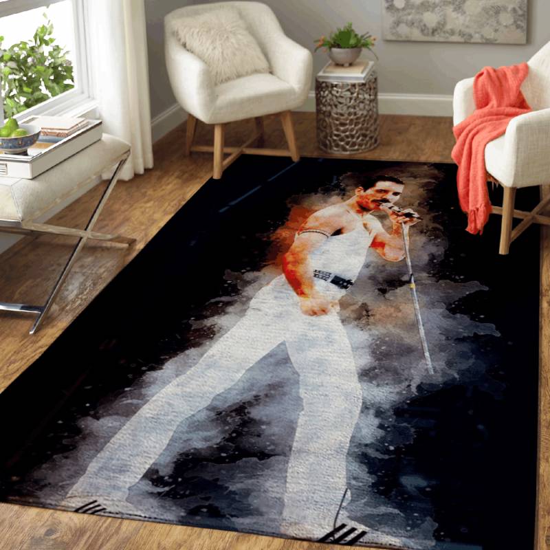 Freddie Mercury – Queen Rock Band For you lovers of Queen Art Area Rug