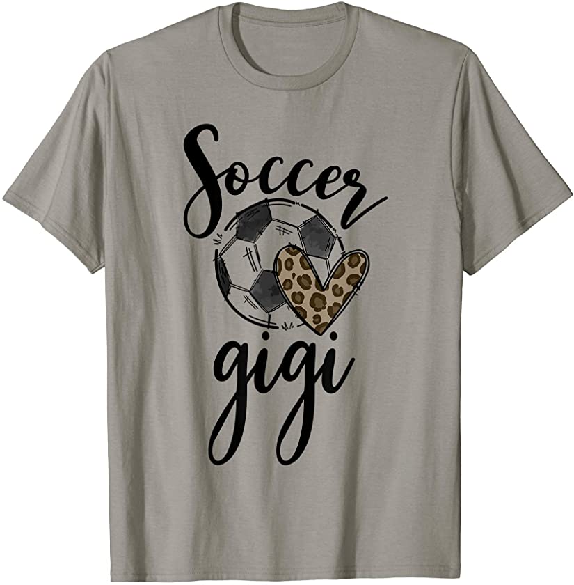 Soccer Gigi Leopard Funny Soccer T-Shirt