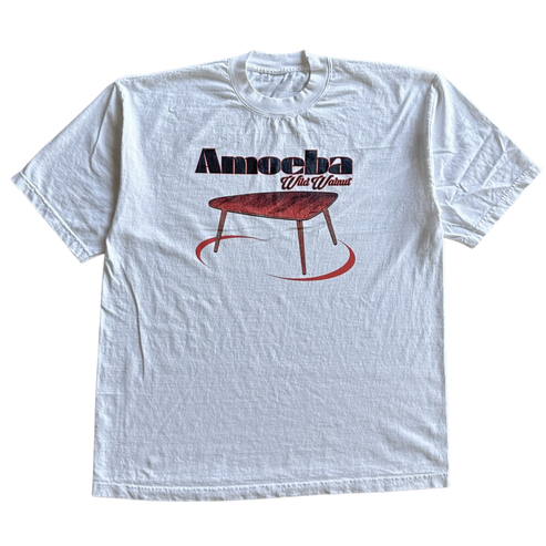 Amoeba Wild Walnut Table Tee Shirt Outfit  For Men  For Women