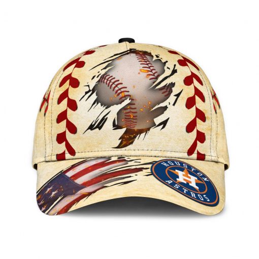 Houston Astros Baseball Us Flag Classic Cap