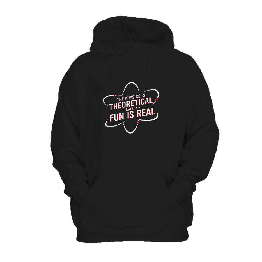 The Physics Is Theoritical But The Fun Is Real Version 2 Spiderman Homecoming Peter Parker Movie Hoodie