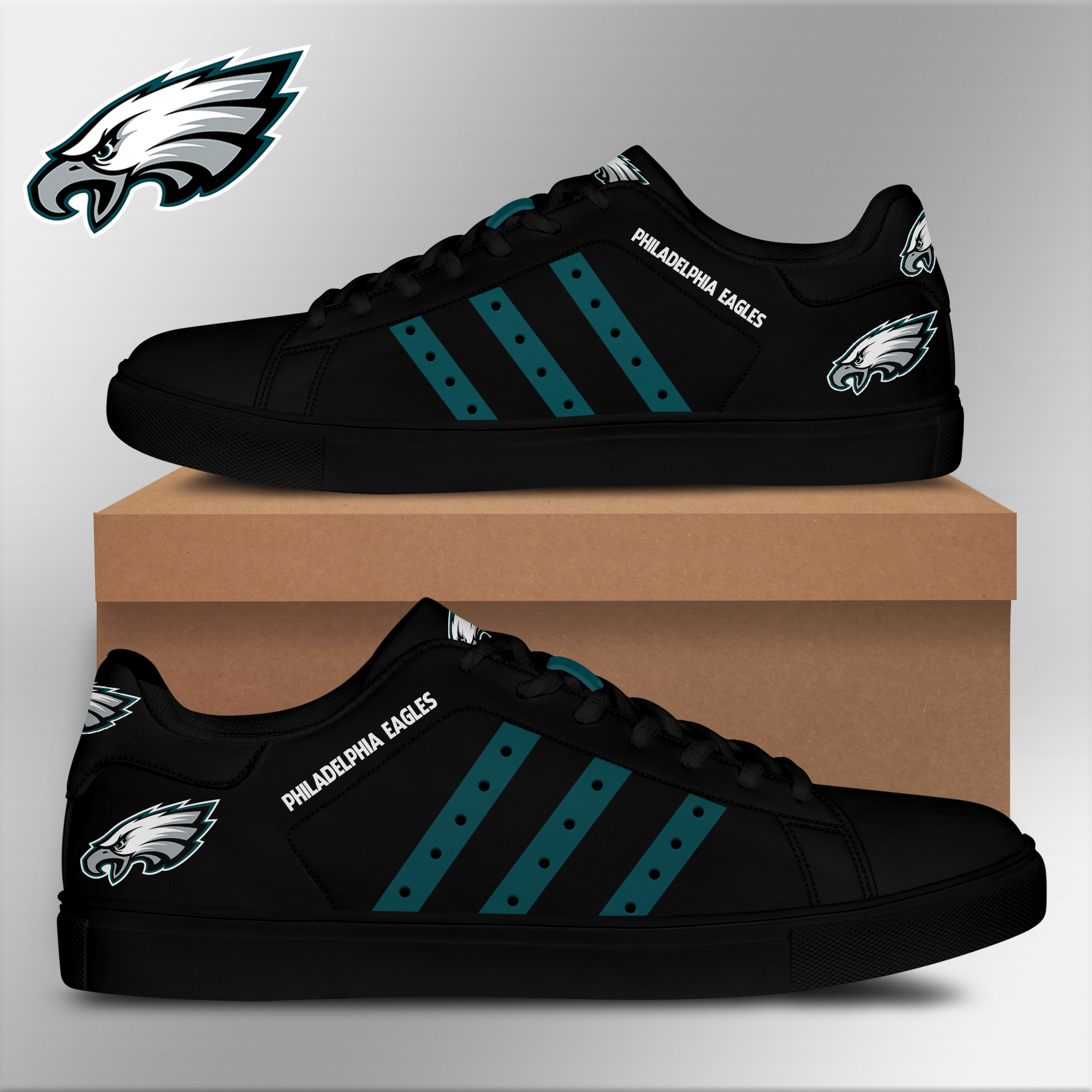 Philadelphia Eagles Low Top Shoes V5